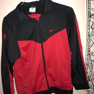 Boys Nike red/black jacket